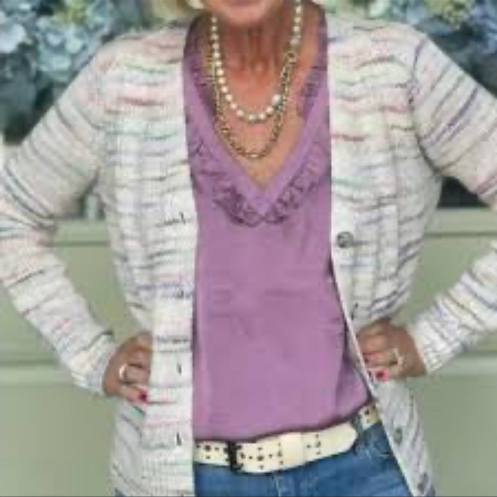 CAbi Multicolor Knit Cardigan